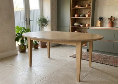Table fixe ESPRIT SCANDINAVE - bois de chêne massif